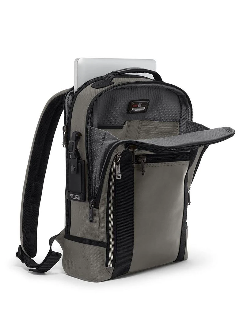 Tumi Alpha Bravo Davis Ballistic Nylon & Leather Backpack 2