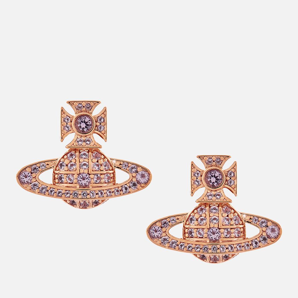 Vivienne Westwood Silver Carmela Bas Relief Earrings