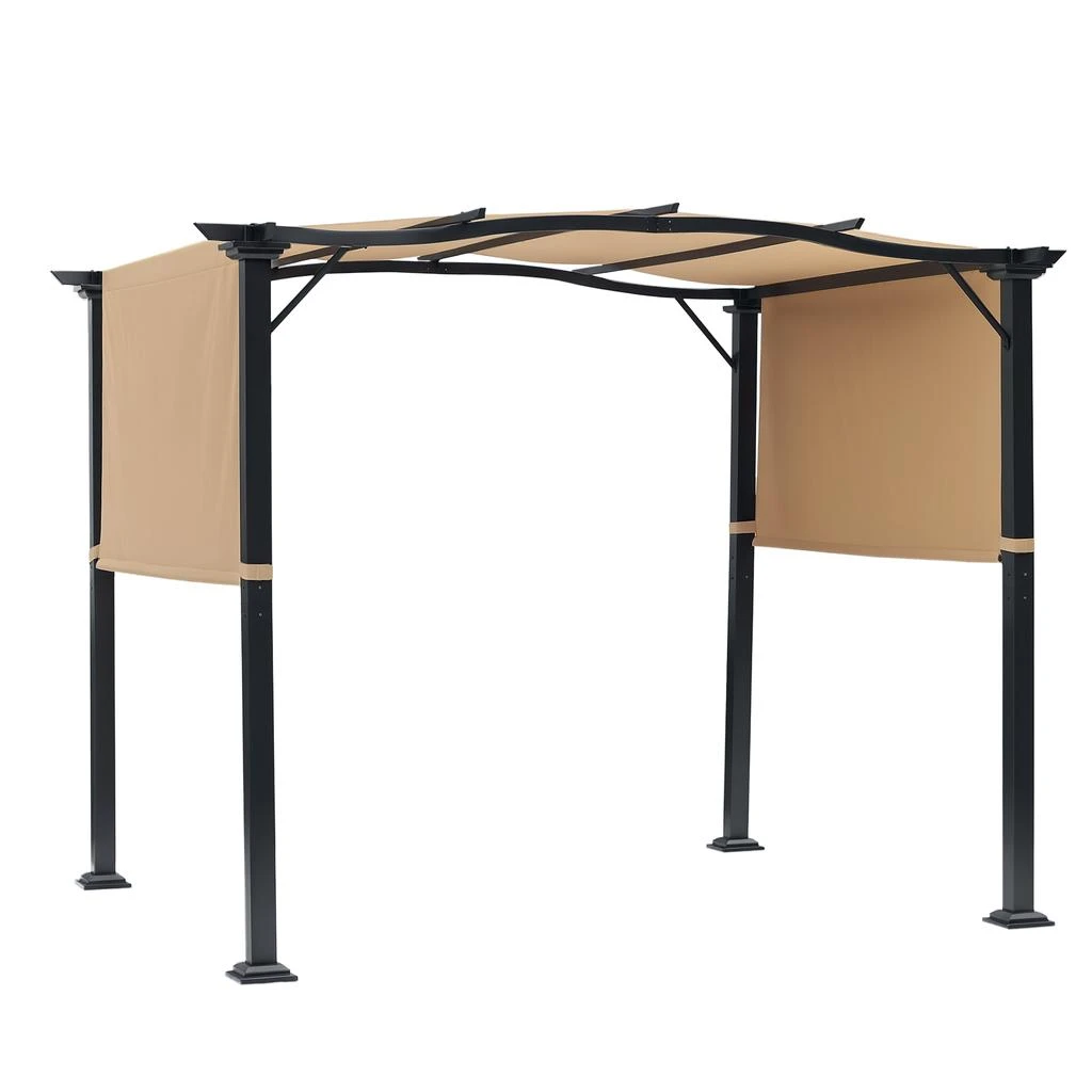 Hivvago 8x10 Backyard Pergola Shade Shelter