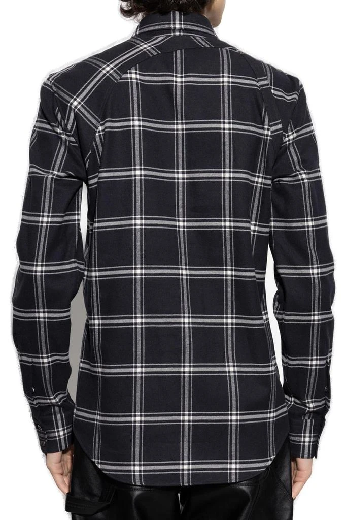 Alexander McQueen Alexander McQueen Long Sleeved Checked Shirt 3