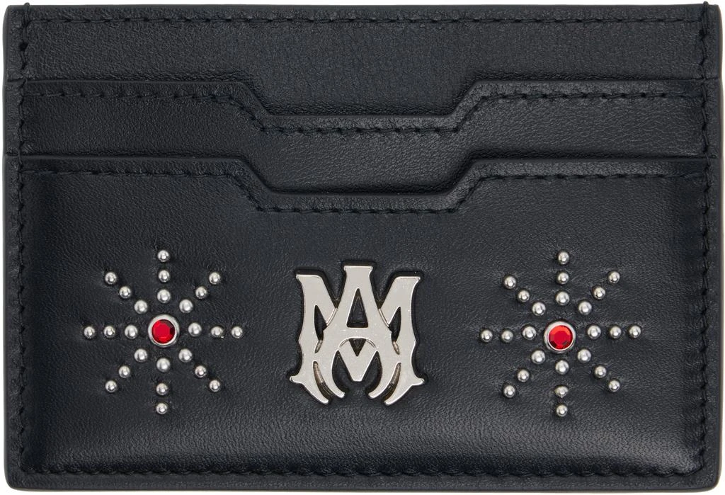 AMIRI Black 
MA
 Stud Card Holder