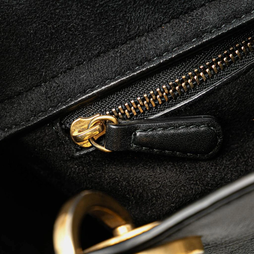 Dior Dior Black Medium Calfskin Death Tarot Card Lady Dior Bag 5