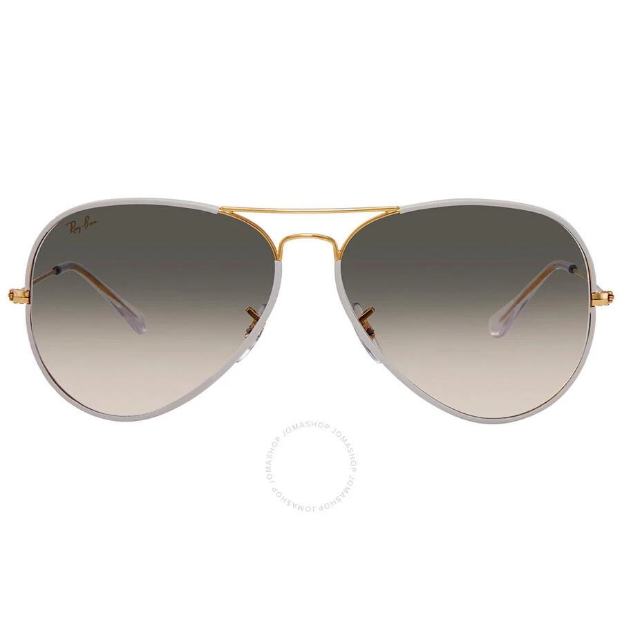 Ray-Ban Aviator Full Color Legend Light Grey Gradient Unisex Sunglasses RB3025JM 919632 62 1