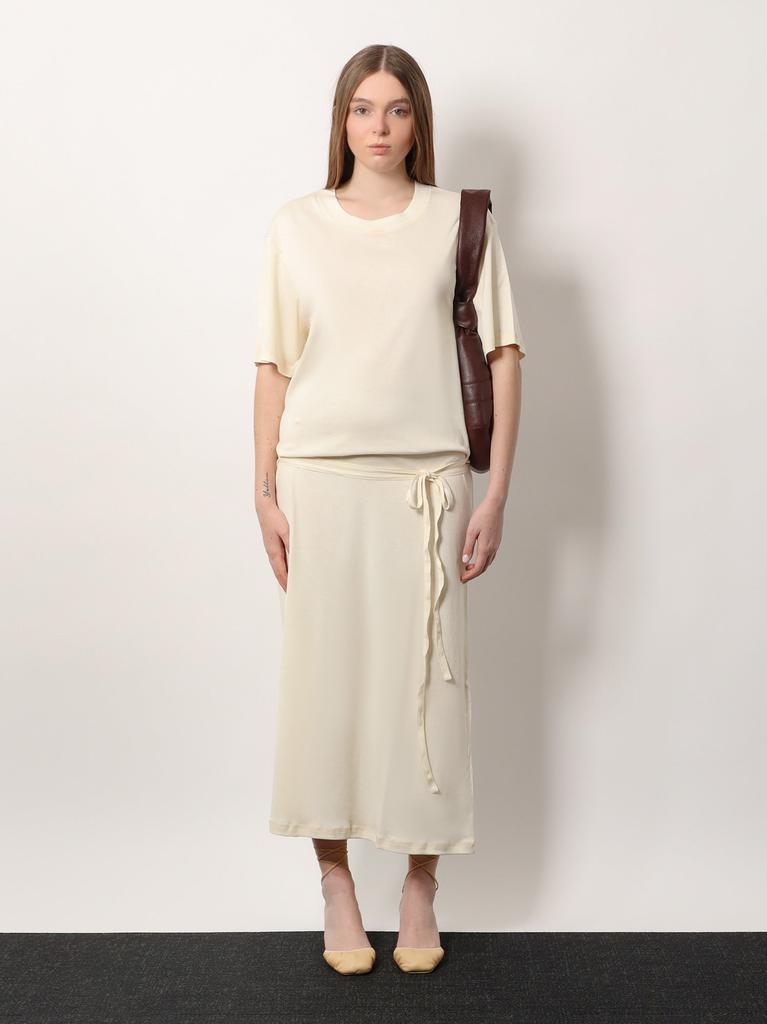 Lemaire Cotton t-shirt dress with belt