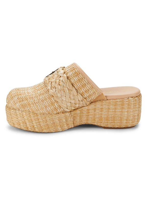 Circus NY by Sam Edelman Jacey Raffia Platform Mules 4
