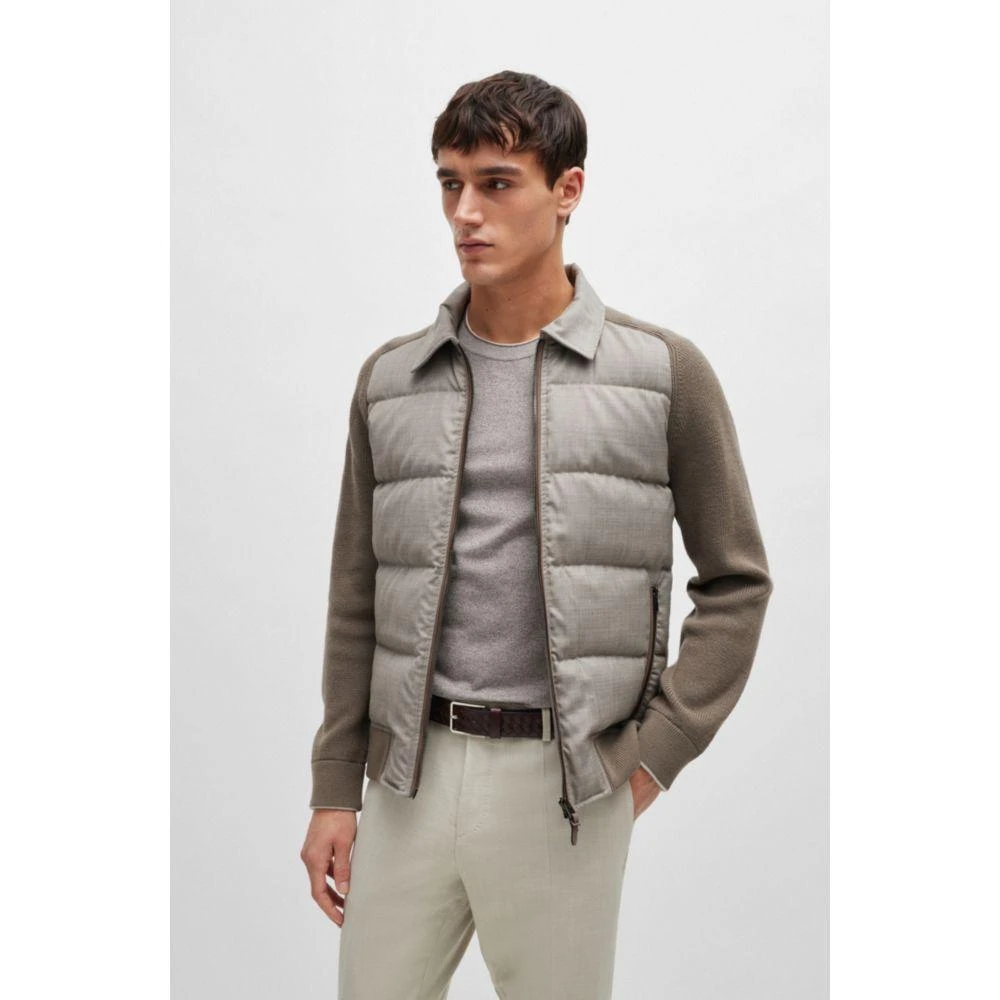 Hugo Boss Hybrid jacket with goose down and feather filling 3