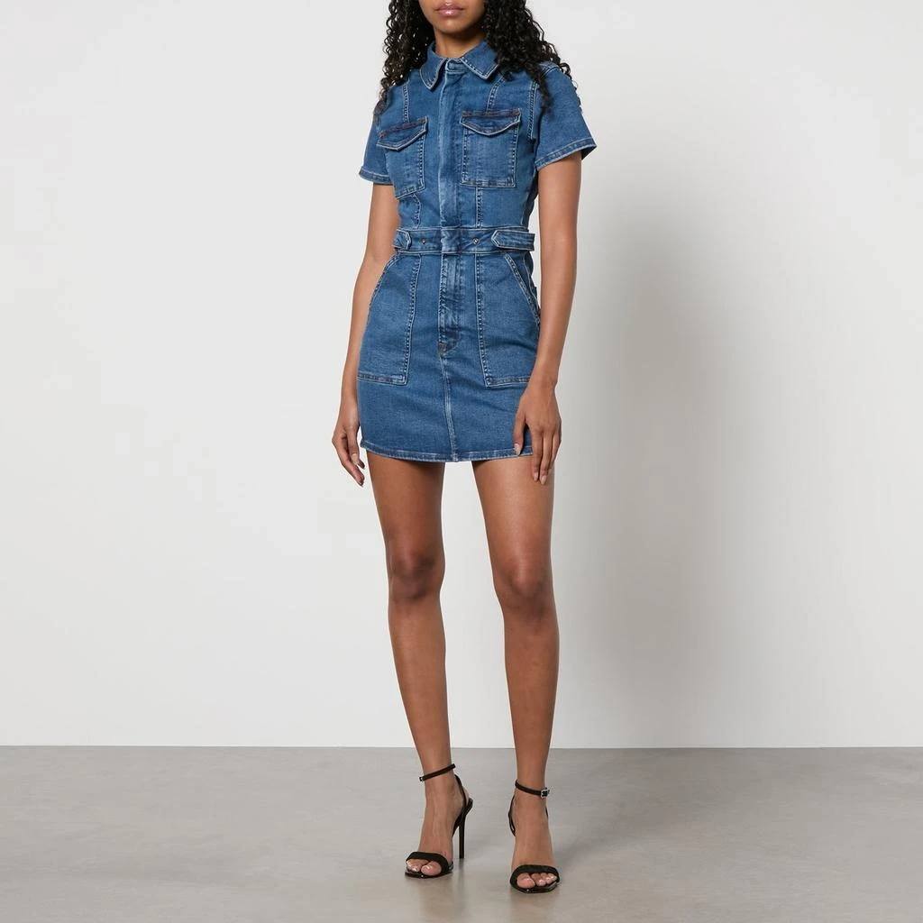 Good American Good American Fit For Success Denim Mini Dress 3