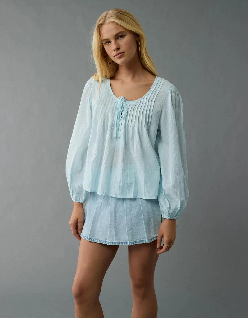 AE AE Long-Sleeve Breezy Boho Blouse 5