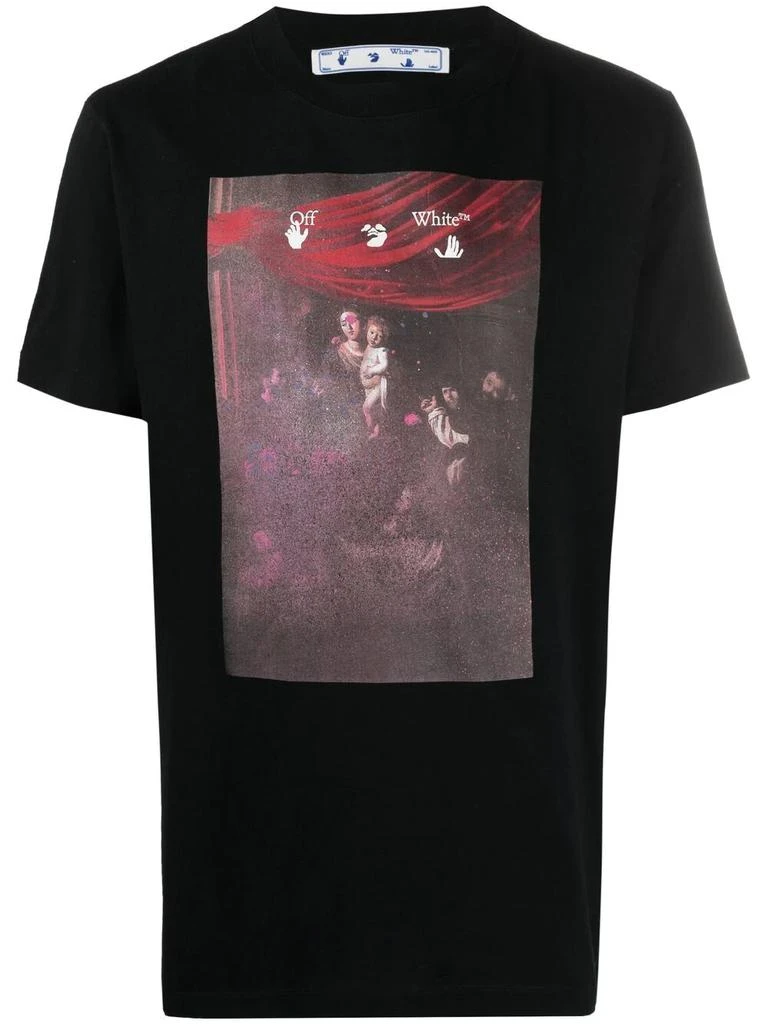 Off-White Arrows-motif printed T-shirt - men 1