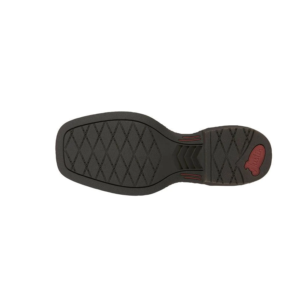 Justin Boots Bowline Wide Square Toe Cowboy Boots (Toddler-Big Kid) 5