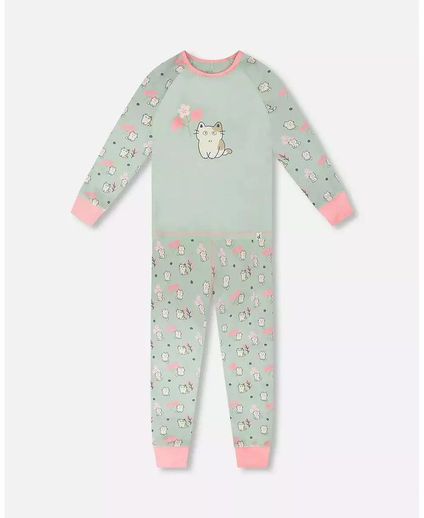 Deux par Deux Baby Girls Cotton Two-Piece Pyjama Set