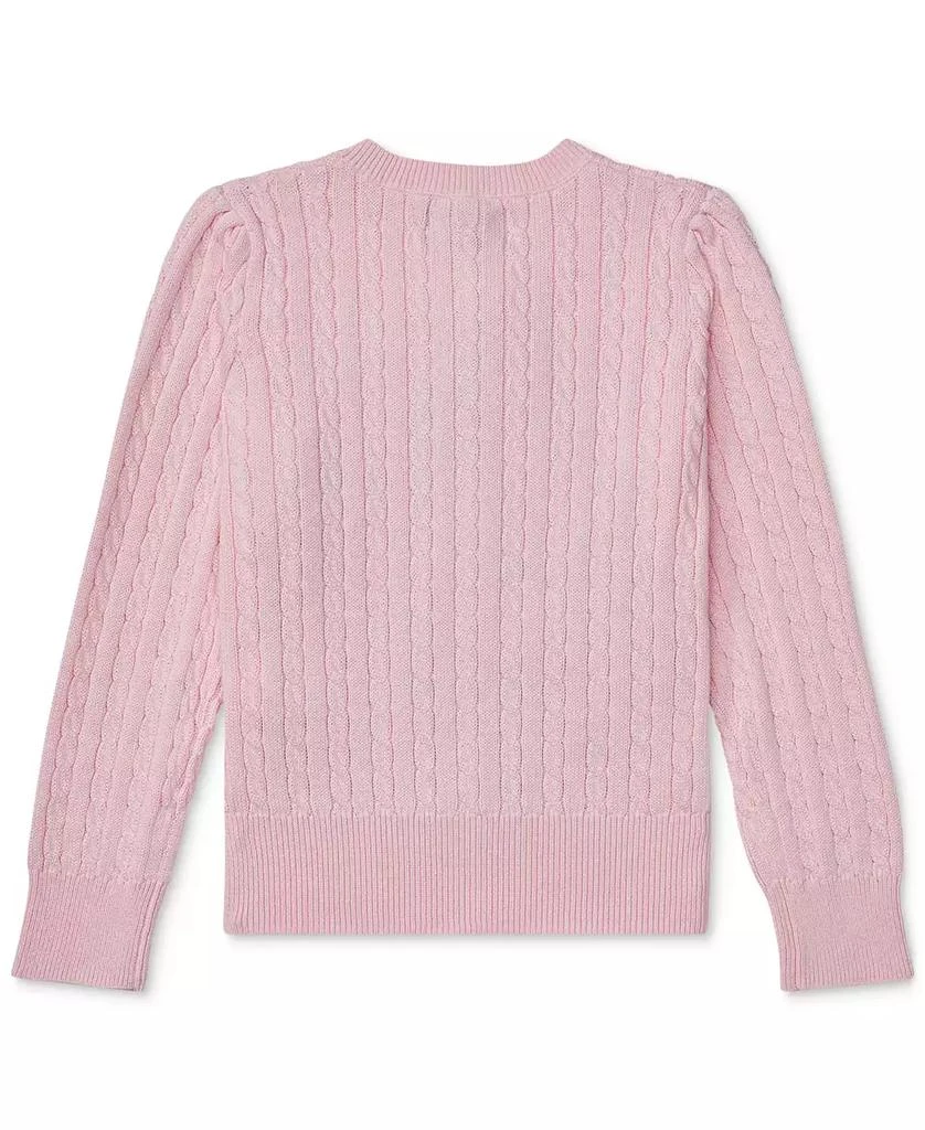 Ralph Lauren Girls
 2T-6X Cable-Knit Cotton Cardigan 2