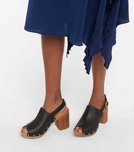 Stella McCartney Daisy faux leather platform sandals 4