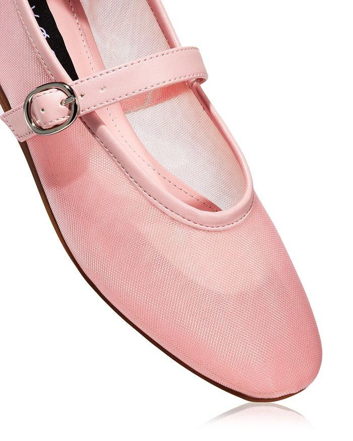 AQUA Women's Goldi Buckled Ballet Flats - Exclusive 5