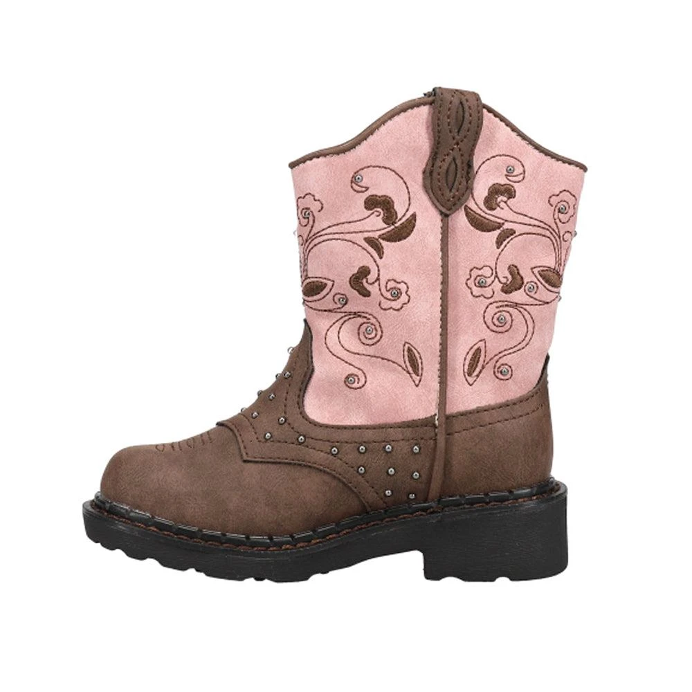 Roper Saddle Light Round Toe Cowboy Boots (Little Kid-Big Kid) 3