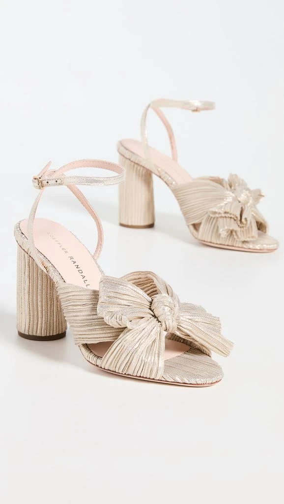 Loeffler Randall Camellia Knot Mules with Ankle Strap 4