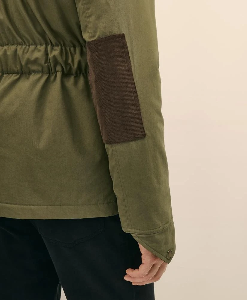 Brooks Brothers Cotton Field Jacket With Removable Shearling Collar 6