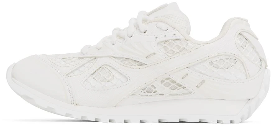 Bottega Veneta White & Off-White Orbit Sneakers 3