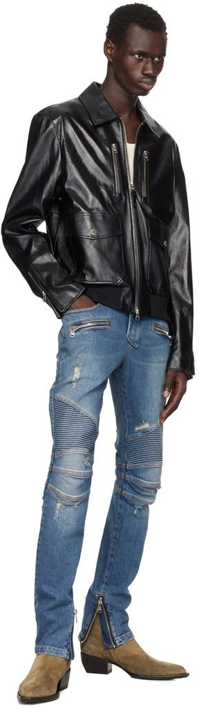 Mackage Black Chance Leather Jacket 4