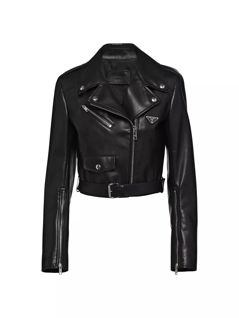 Prada Nappa Leather Biker Jacket 1