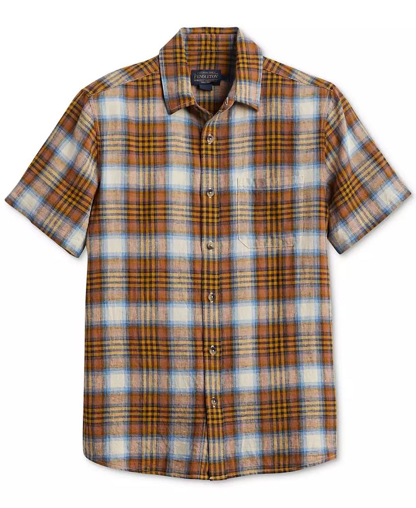 Pendleton Men's Dawson Plaid Short Sleeve Button-Front Shirt
