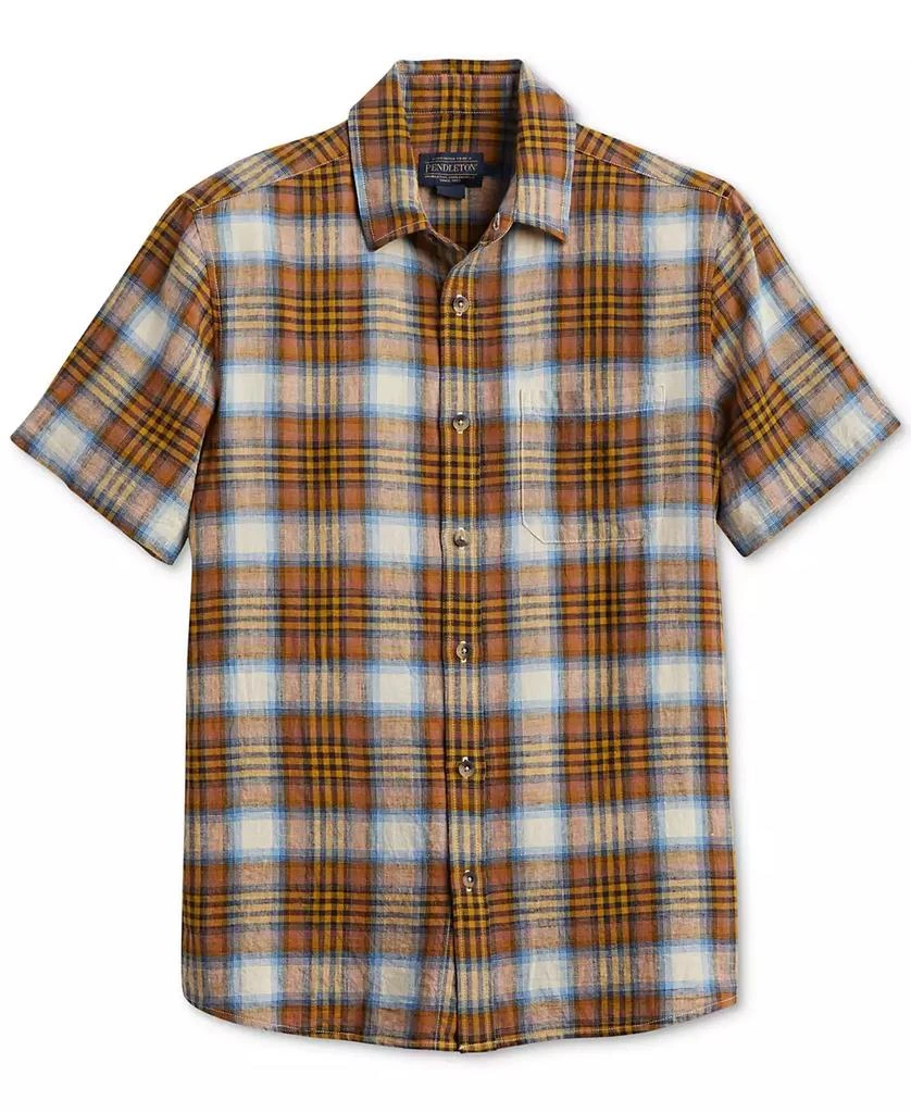 Pendleton Men's Dawson Plaid Short Sleeve Button-Front Shirt 1