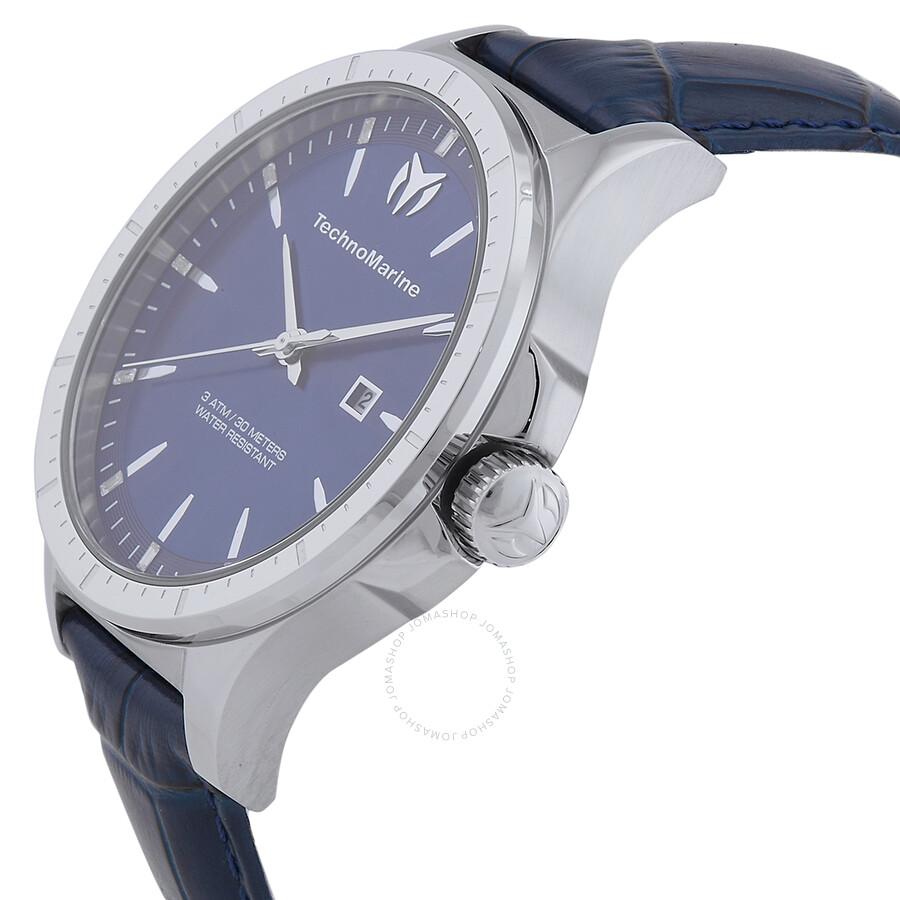 TechnoMarine MoonSun Date Quartz Blue Dial Men's Watch TM-822012