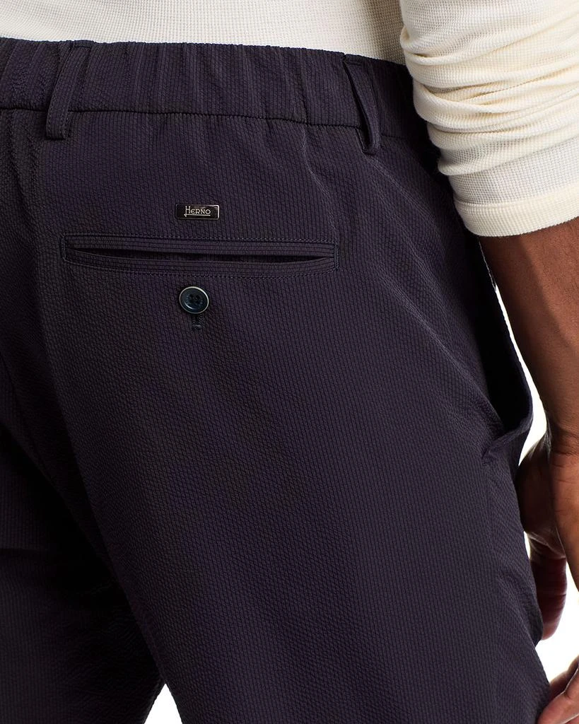 Herno Slim Fit Seersucker Pants 6