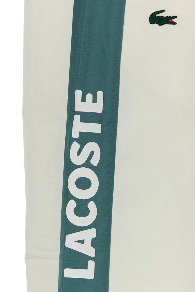 Lacoste White polyester joggers 3