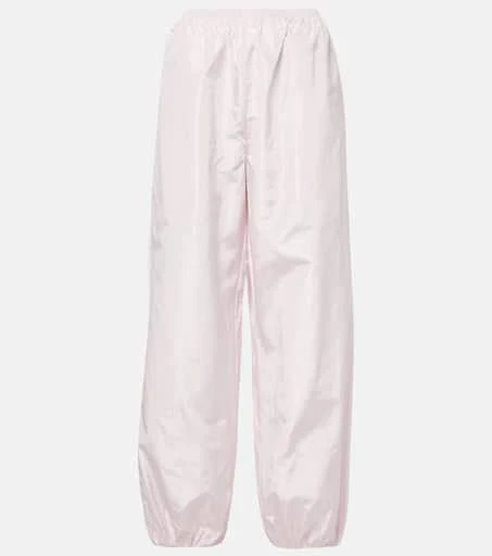 Alaïa Balloon silk wide-leg pants 1
