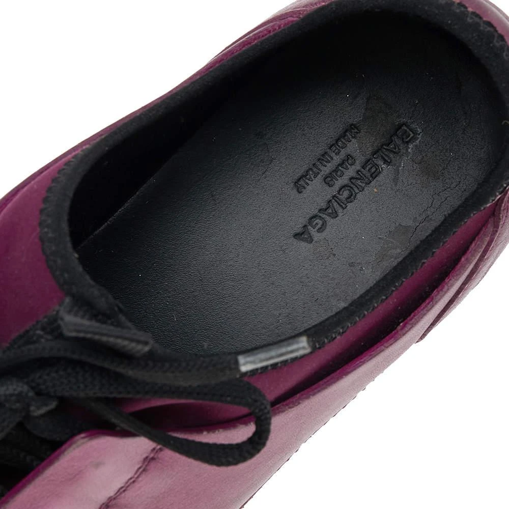 Balenciaga Balenciaga Purple/Black Neoprene And Leather Race Runner Sneakers Size 39 7