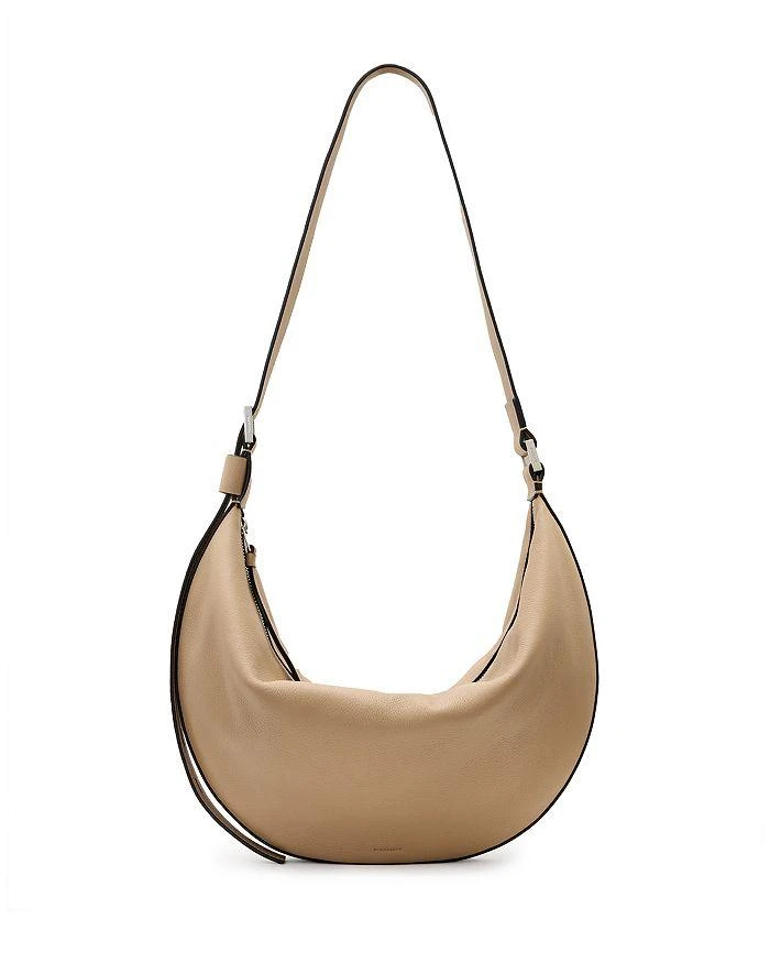 ALL SAINTS Half Moon Leather Shoulder Bag 1