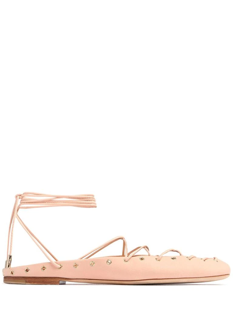 Chloé 10mm Ghillies Leather Flats 1