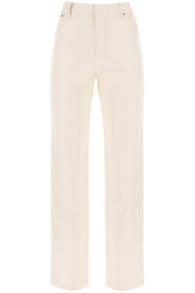 ROTATE Birger Christensen Silver pants in organic denim