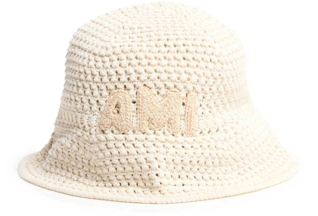 AMI Ami patch bucket hat 2