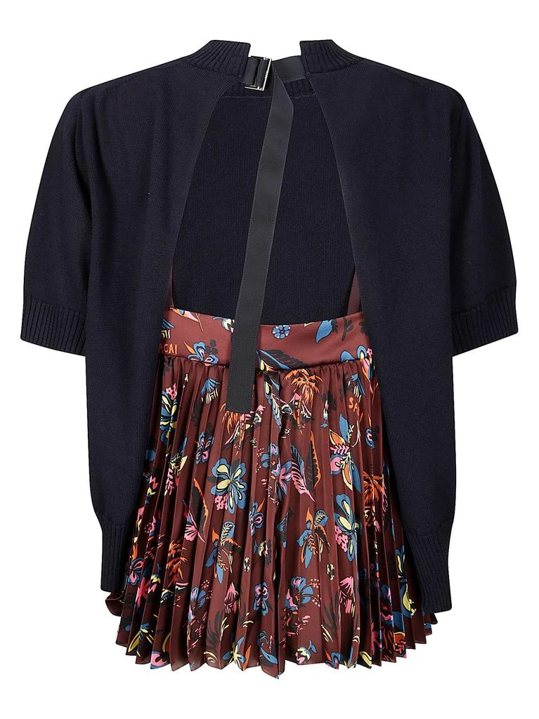 Sacai Sacai Panelled Pleated Top 2