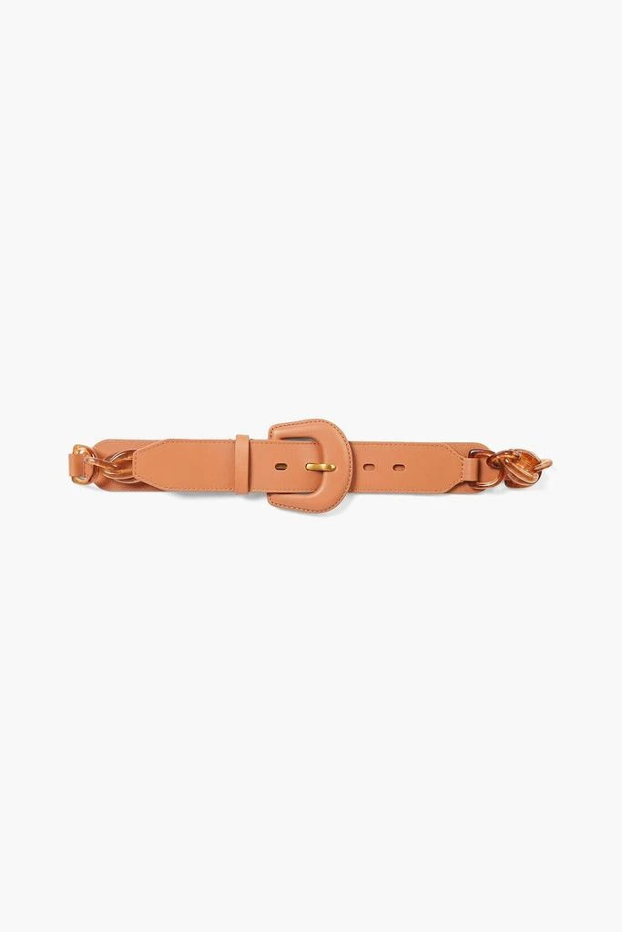 Zimmermann Chain-embellished leather belt