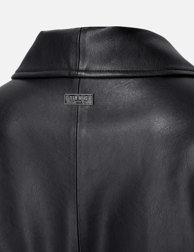 Team Wang Choices Faux Leather Coat 4