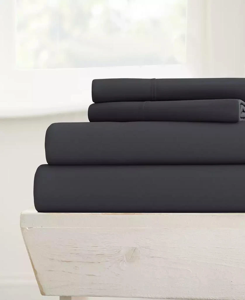 IENJOY HOME Style Simplified 4-Pc. Sheet Set, Queen 1