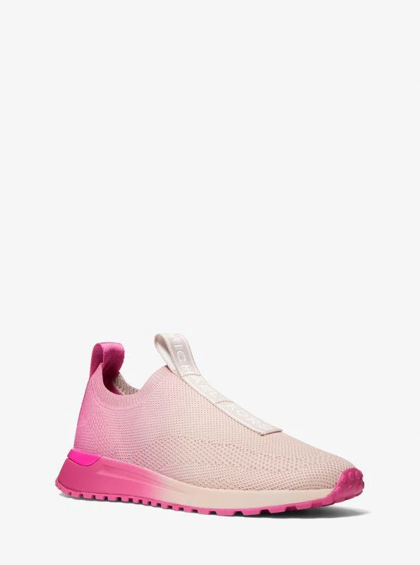 Michael Kors Bodie Logo Tape Ombré Mesh Slip-On Trainer 1
