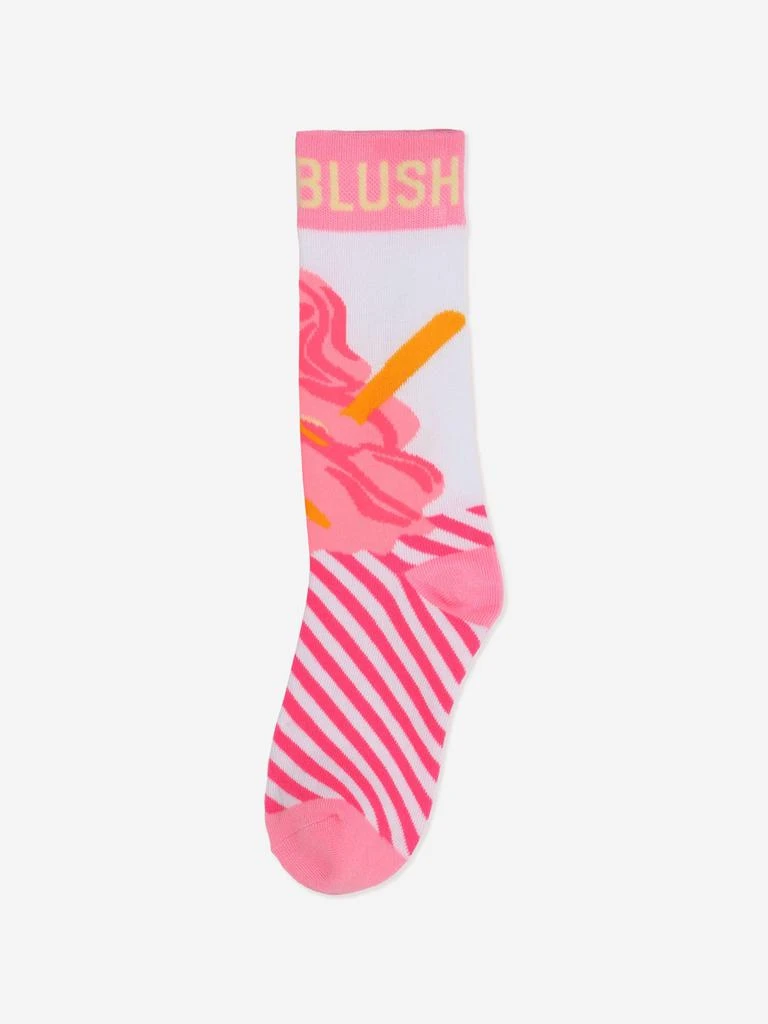 Billieblush Billieblush Girls Ice Cream Socks in Pink 1