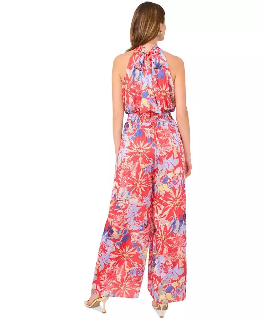 Vince Camuto Women's Printed Halter Wide-Leg Jumpsuit 5