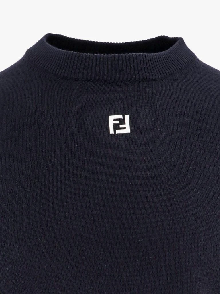 Fendi Wool sweater with ff metal logo 4