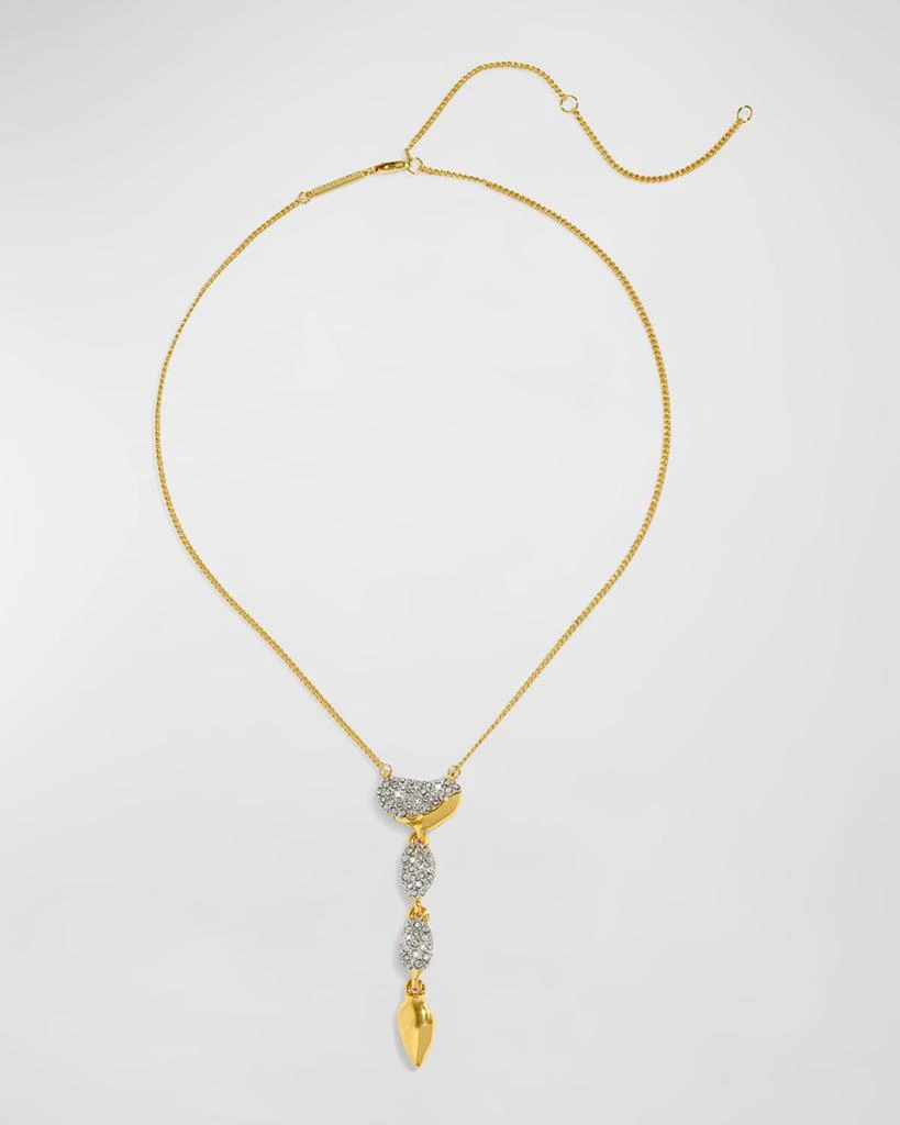 Alexis Bittar Solanales Crystal Pebble Drop Necklace 1