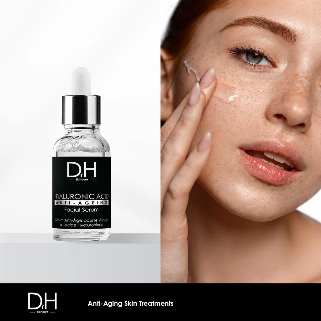 skinChemists Dr H Anti-Aging Hyaluronic Acid Facial Serum 1.01 fl oz 4