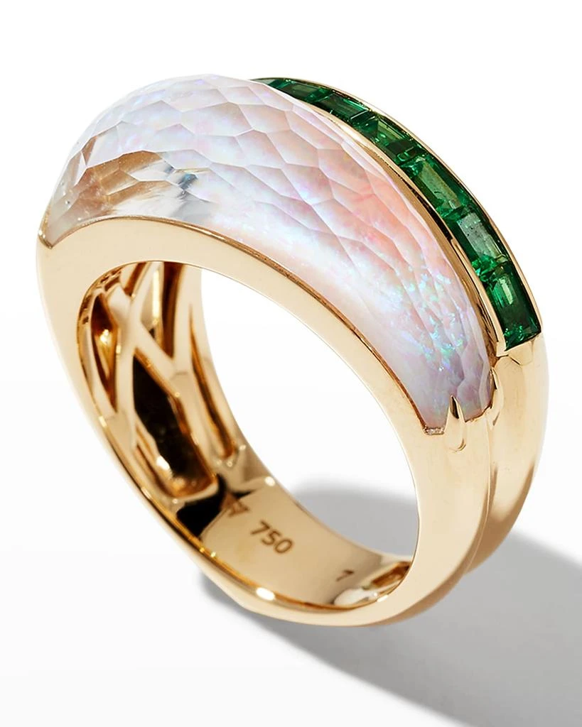 Stephen Webster Slimline Ring Set with White Opalescent Quartz 4