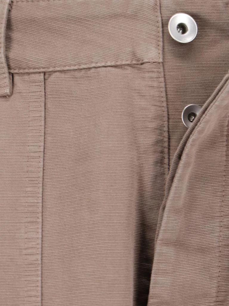 Rick Owens Brown Cargo Trousers in Cotton Man 3