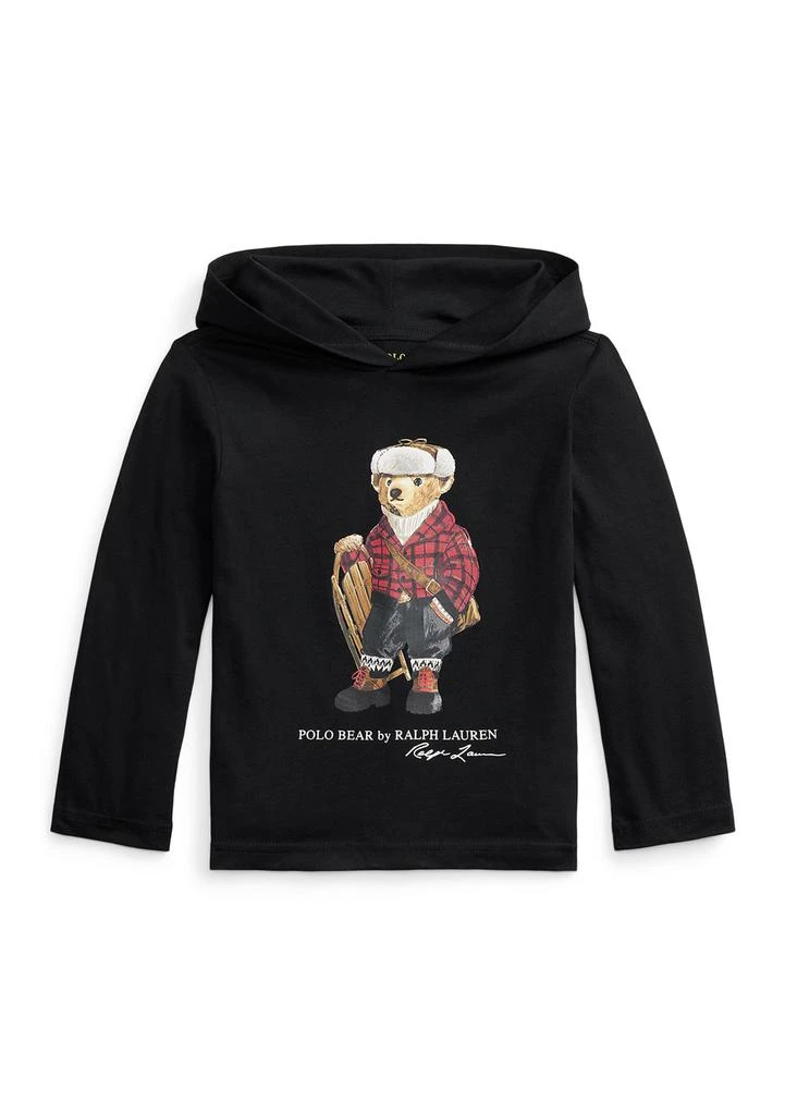Ralph Lauren Boys 8-20 Polo Bear Cotton Hooded Tee