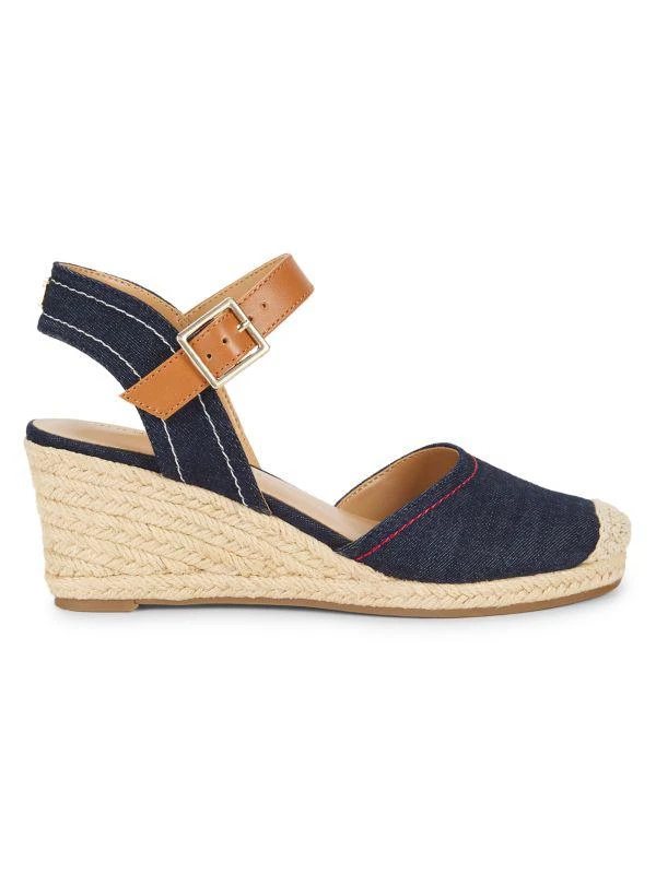 Tommy Hilfiger Nilsa Almond Toe Espadrille Wedge Pumps 1
