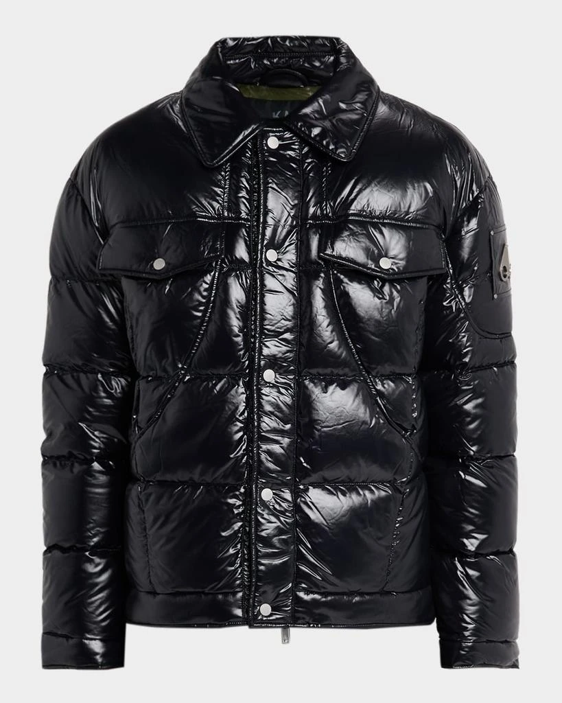 Moose Knuckles Men
s Briar Quilted Down Shirt Jacket 1